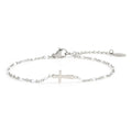 Cross Bead Chain Bracelet - DippedShop Wholesale - #1875