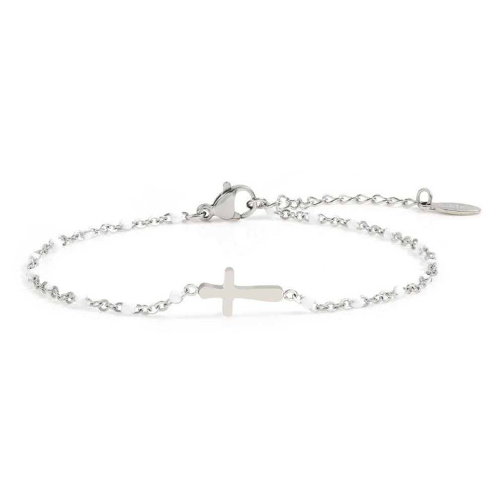 Cross Bead Chain Bracelet - DippedShop Wholesale - #1875
