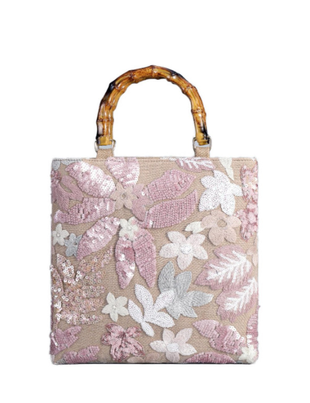 Retro Sequin Embroidered Tote Bag DP25C753