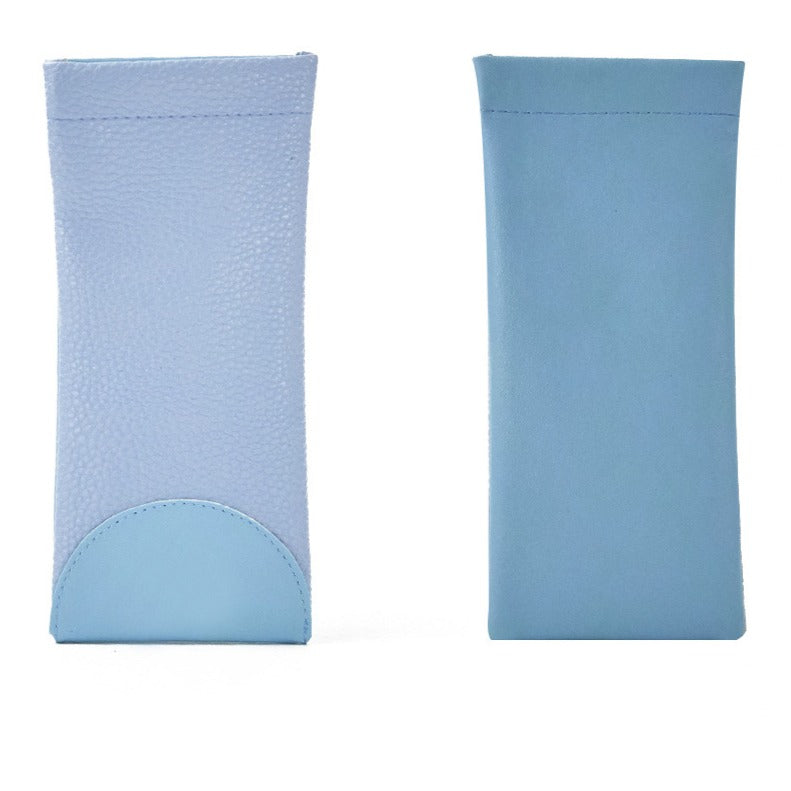 Minimalist Soft Leather Portable Eyeglass Pouch DP25B930