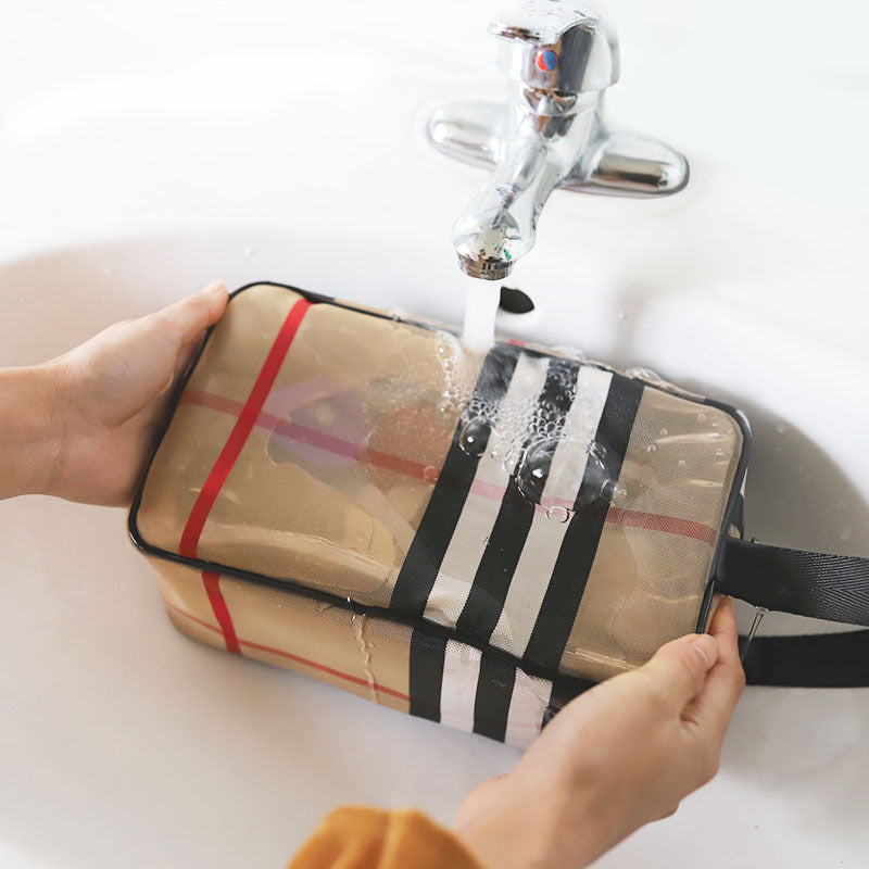 Simple Transparent PVC Travel Portable - DippedShop Wholesale - #2403