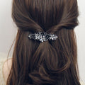 Rhinestone Flower Hair Barrette - DippedShop Wholesale - #6851