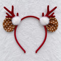 Reindeer Antler Plush Headband - DippedShop Wholesale - #0803