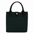 Vintgae Plaid Large Capacity Knit Tote Bag 6W10BBG1813