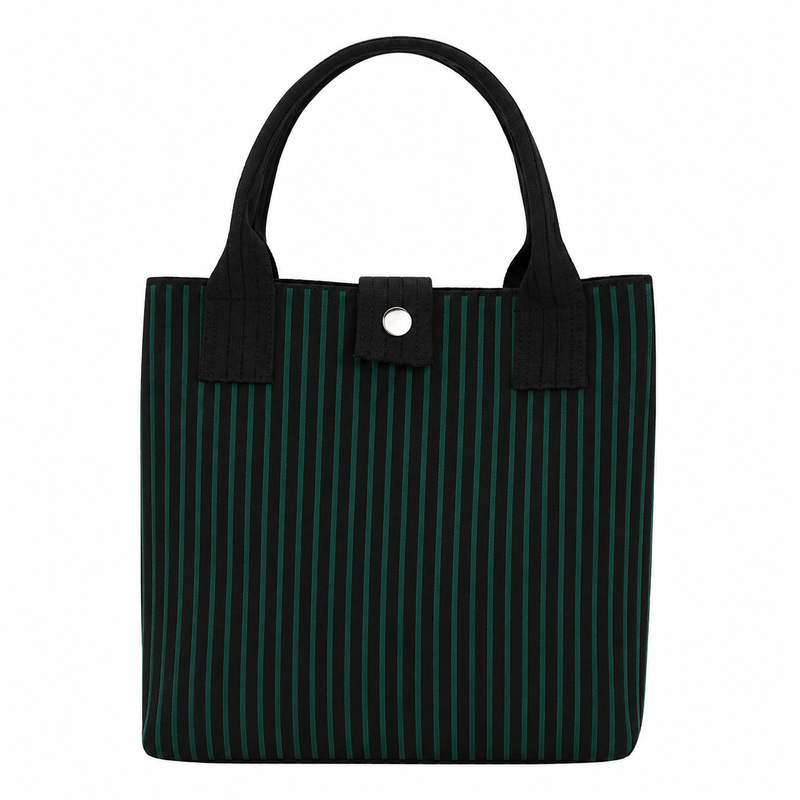 Vintgae Plaid Large Capacity Knit Tote Bag 6W10BBG1813