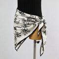 Retro Floral Print Versatile Soft Triangle Scarf 6W6NSC209