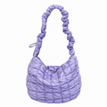 Minimalist Puffer Plaid Solid Color Crossbody Bag 6W10BBG1811