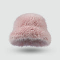 Imitation Rabbit Fur Bucket Hat - DippedShop Wholesale - #6355