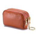 Cute Double Zipper Mini Leather Coin Purse 6W10BWB302