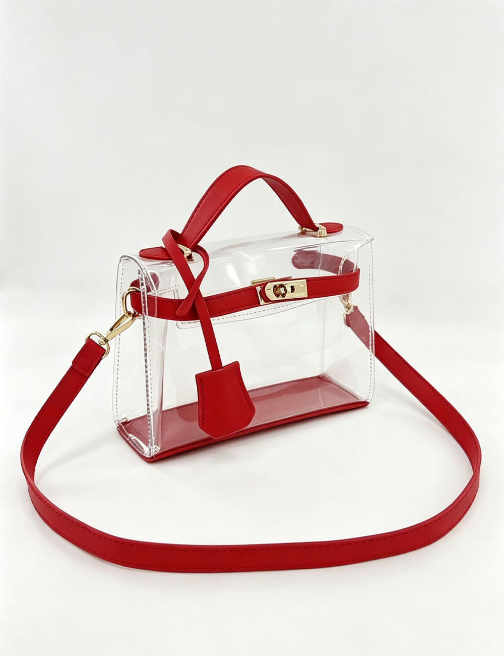 Minimalist Transparent Jelly Shoulder Bag 6W10BBG2116