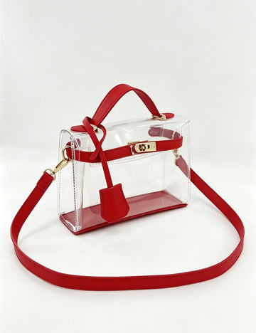 Minimalist Transparent Jelly Shoulder Bag 6W10BBG2116