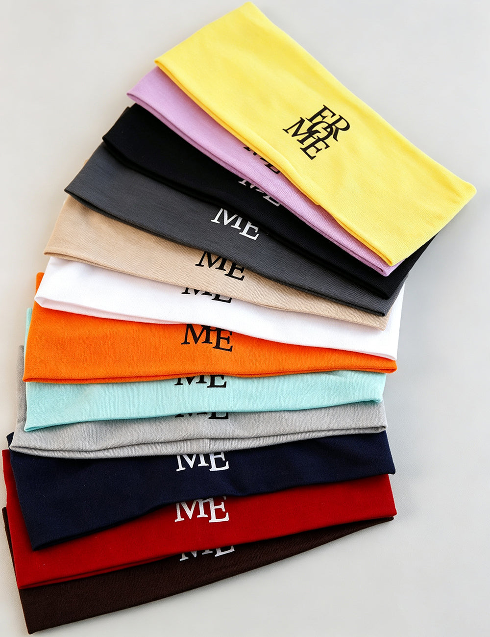 Letter Print Wide Headband - DippedShop Wholesale - #4787