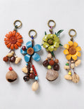Natural Nut Shell Keychain - DippedShop Wholesale - #6579