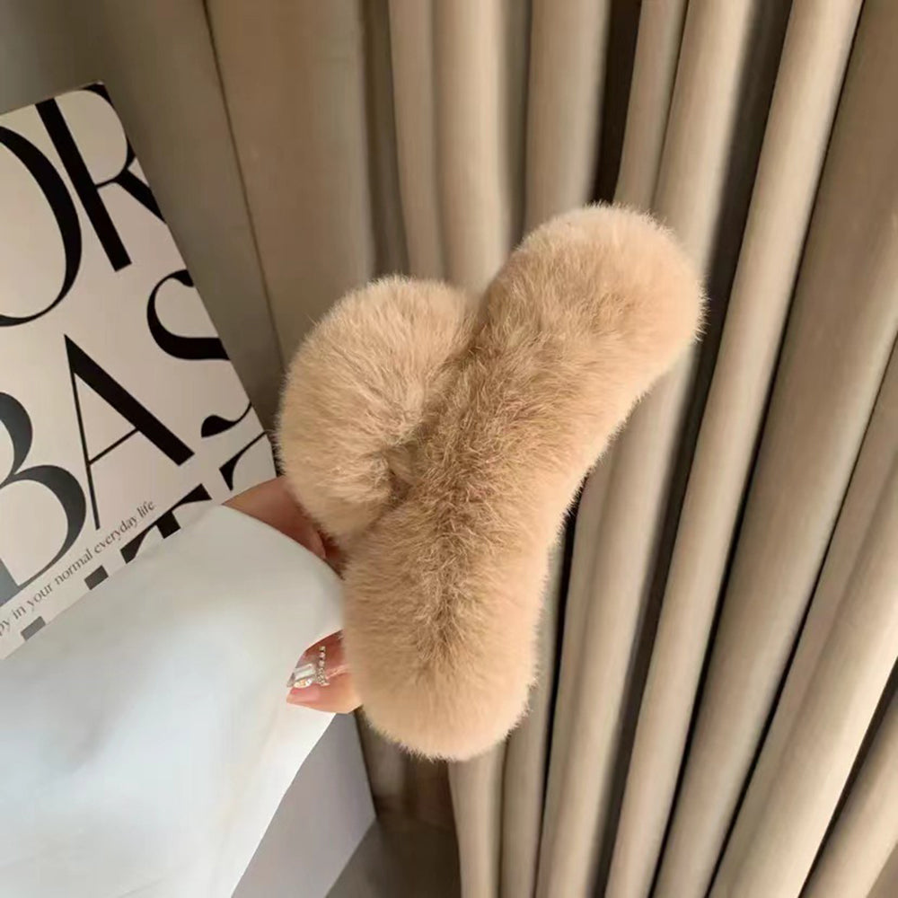 Faux Fur Hair Claw - DippedShop Wholesale - #9491