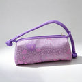 Elegant Floral Jacquard Color Block Handbag 6S10BBG1556