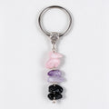 Natural Stone Crystal Keychain - DippedShop Wholesale - #4867