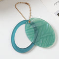 Oval Acetate Bag Charm - DippedShop Wholesale - #6451