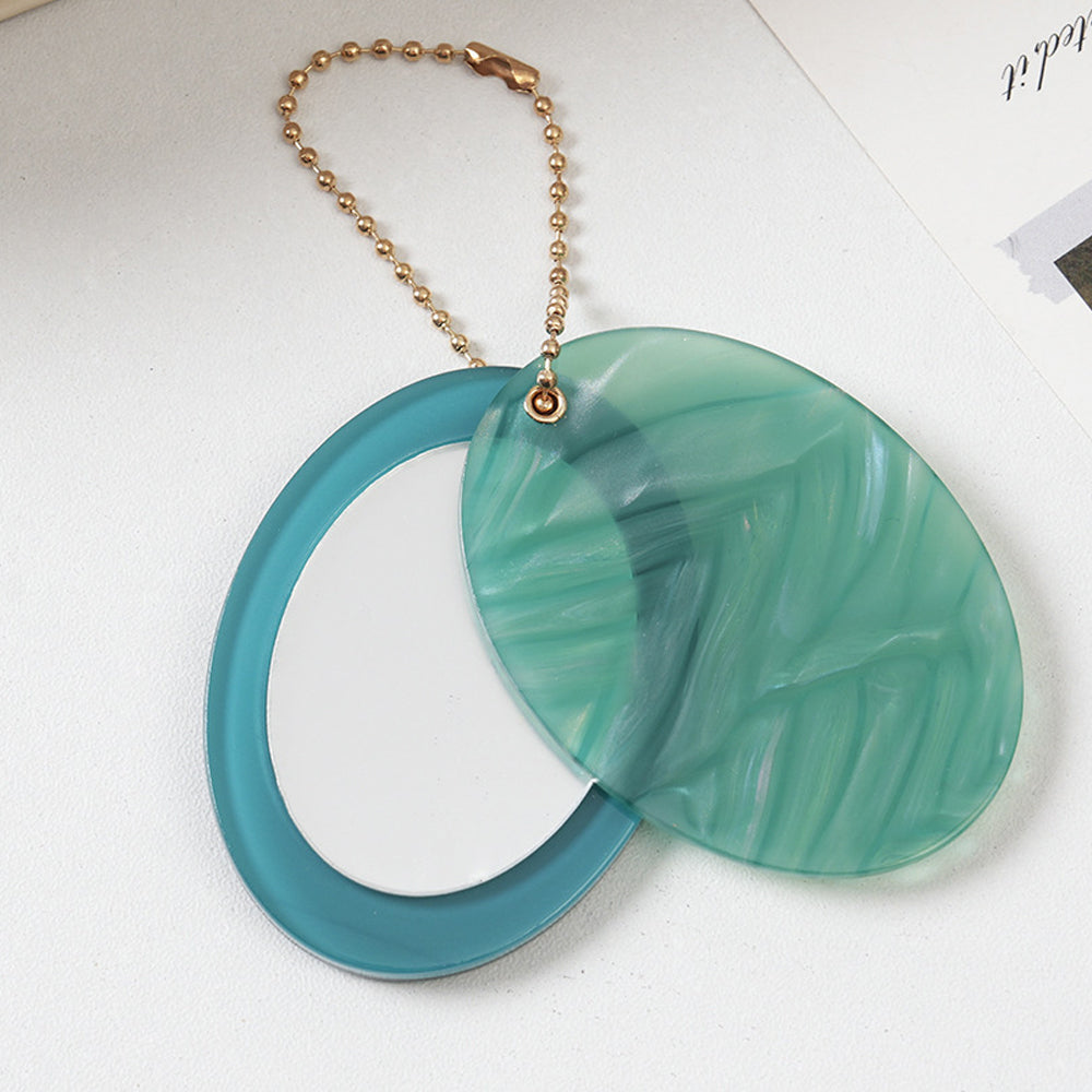 Oval Acetate Bag Charm - DippedShop Wholesale - #6451