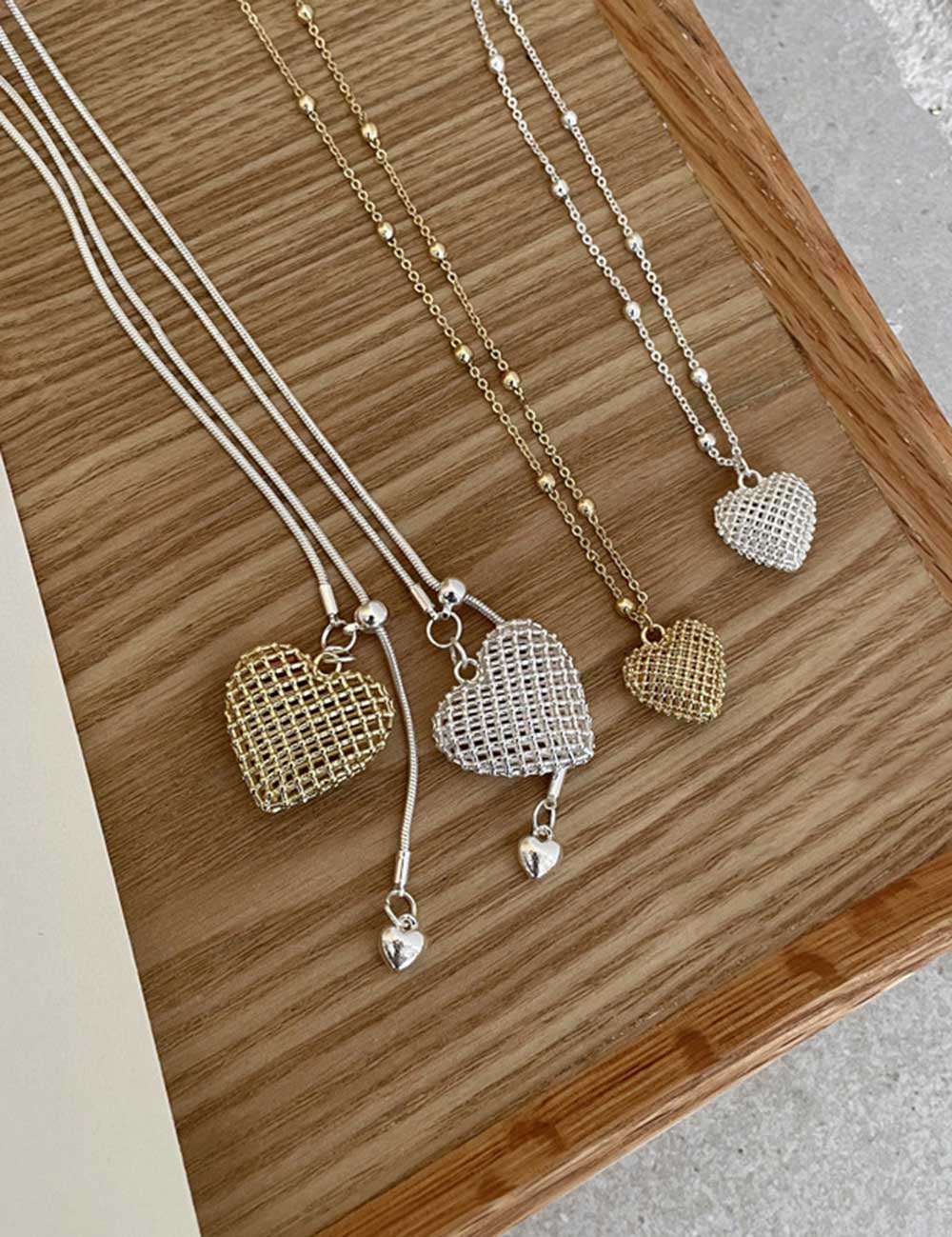 Hollow Out Love Pendant Necklace - DippedShop Wholesale - #0259