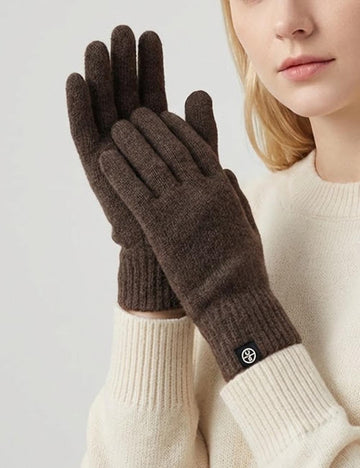 Solid Thermal Knit Gloves - DippedShop Wholesale - #4387