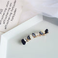Dainty Irregular Stone Beaded Hair Barrette 6W6HCP1262