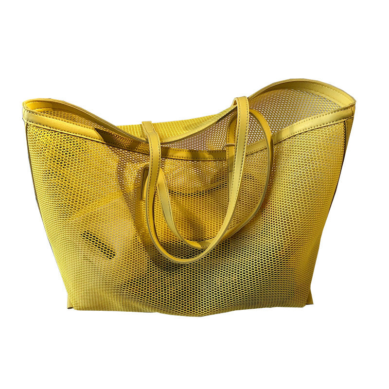Stylish Solid Color Large Capacity Tote Bag 8CW6BBG462L