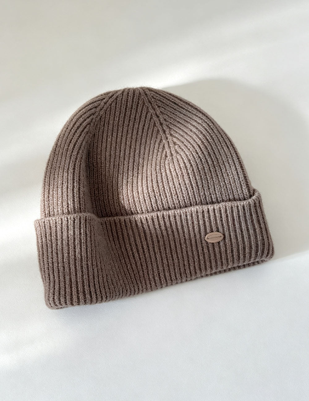Simple Ribbed Knit Solid Color Beanie Hat 6W6HAT553