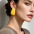 Geometric Enamel Stud Earrings - DippedShop Wholesale - #2483