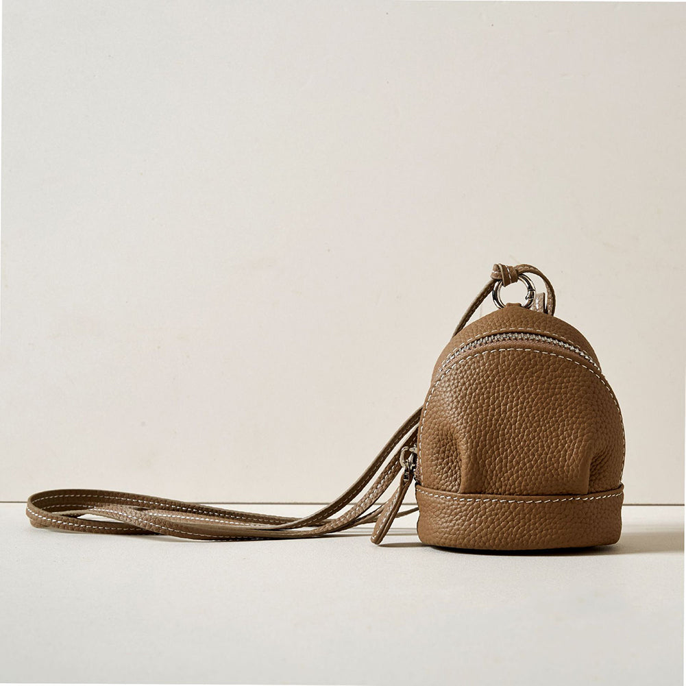 Mini Backpack Shaped Leather Coin Purse 6W10BWB304