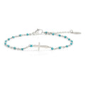 Cross Bead Chain Bracelet - DippedShop Wholesale - #7411