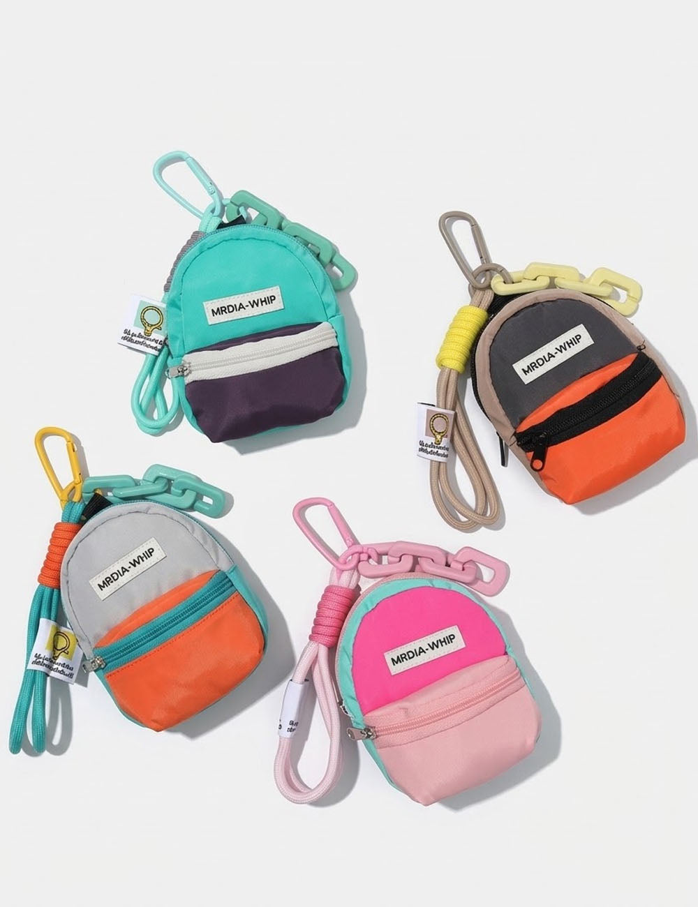 Sweet Multi-Color Mini Coin Purse Bag Charm 6W10BBC746