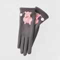Cute Cat Embroidery Touchscreen Plush - DippedShop Wholesale - #3171