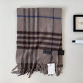 Vintage Plaid Fringe Scarf - DippedShop Wholesale - #8883