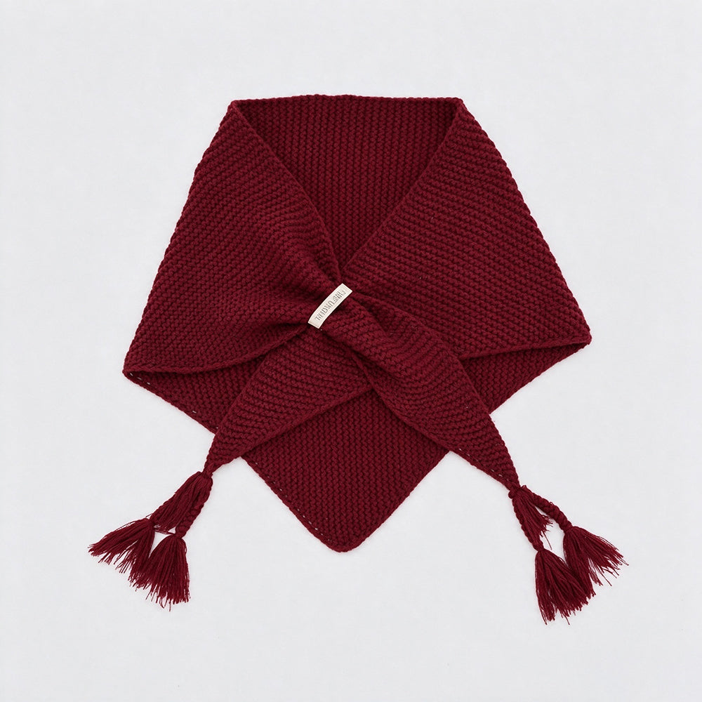 Thick Chunky Knitted Triangle Shawl - DippedShop Wholesale - #4755