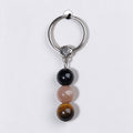 Natural Stone Crystal Keychain - DippedShop Wholesale - #7011