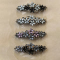 Rhinestone Flower Hair Barrette - DippedShop Wholesale - #9795