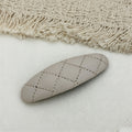 Minimalist PU Leather No-Crease Snap Hair Clip 6W6HCP1621