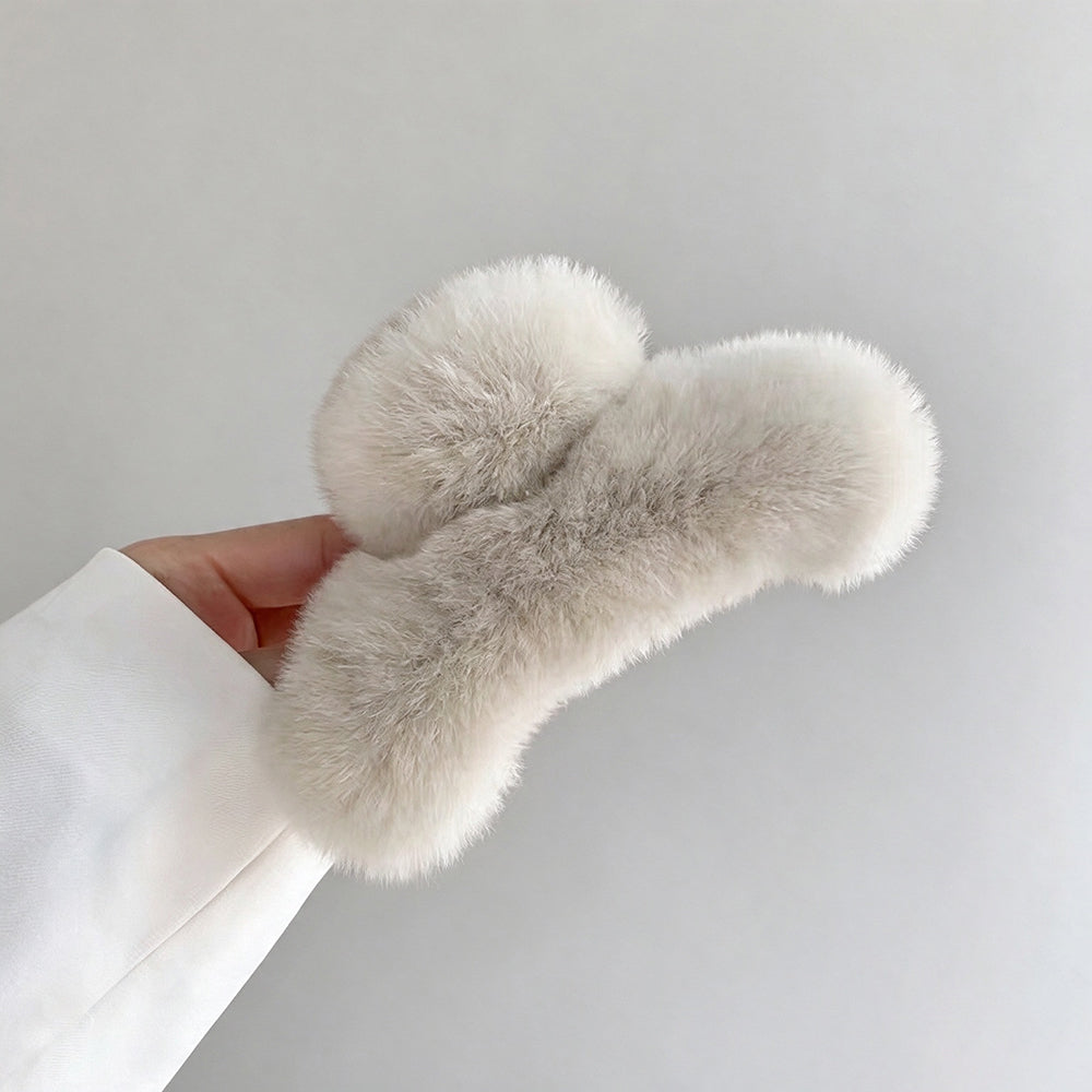 Faux Fur Hair Claw - DippedShop Wholesale - #2259
