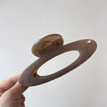 Hollow Out Oval Hair Claw - DippedShop Wholesale - #6531