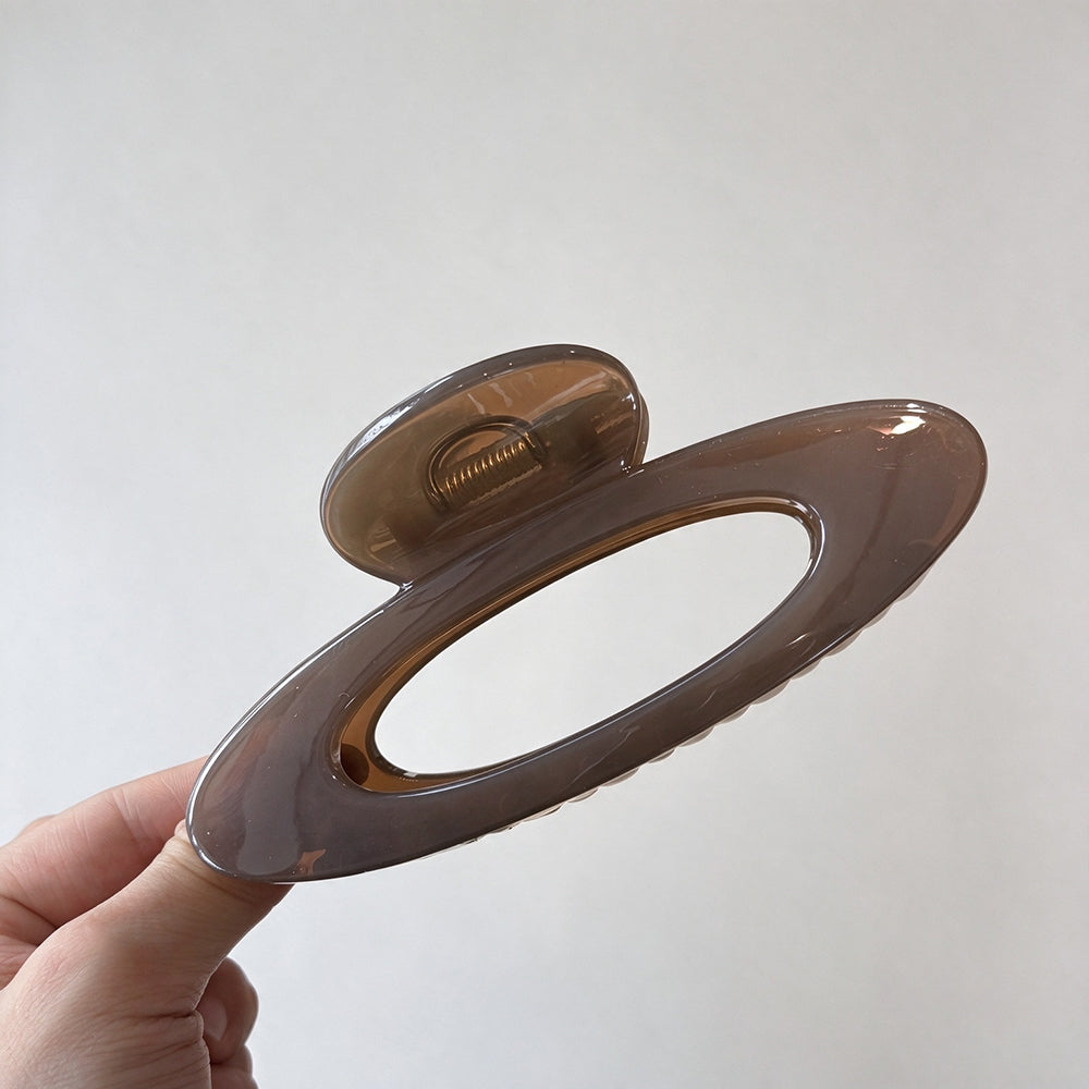 Hollow Out Oval Hair Claw - DippedShop Wholesale - #6531