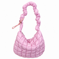 Minimalist Puffer Plaid Solid Color Crossbody Bag 6W10BBG1811