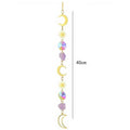 Celestial Moon Star Crystal Wind Chime Suncatcher 6H7HLS201