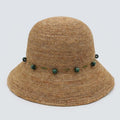 Boho Beaded Straw Hat - DippedShop Wholesale - #0691