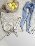Polka Dot Striped Breatheable Triangle Head Scarf MK2BW6W6NSI13