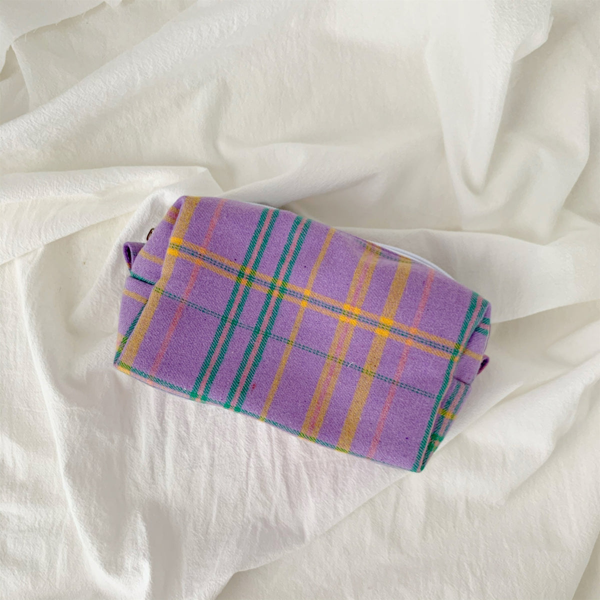 Retro Color Block Plaid Travel - DippedShop Wholesale - #8899