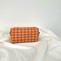 Retro Color Block Plaid Travel - DippedShop Wholesale - #9971