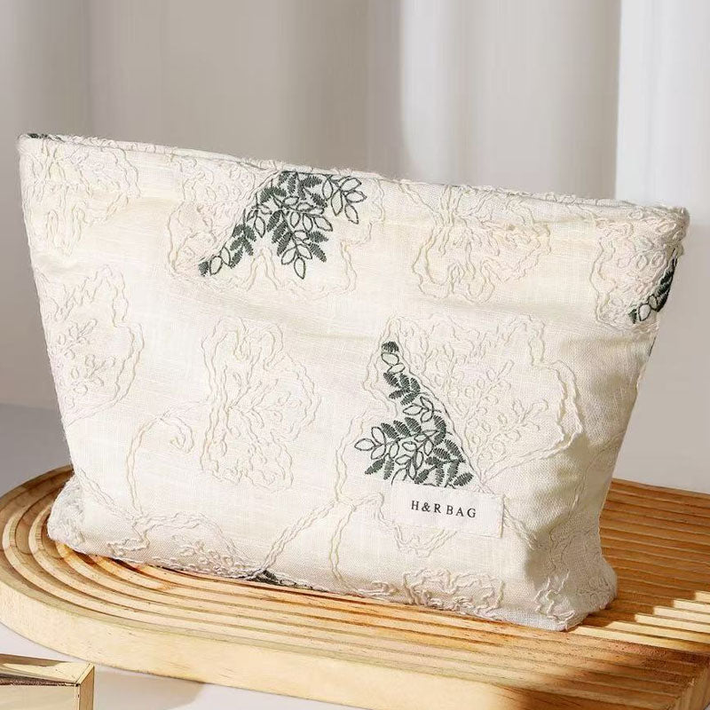 Embroidered Makeup Storage Bag - DippedShop Wholesale - #3987