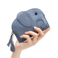 Cute Elephant Leather Mini Coin Purse 6W10BWB303