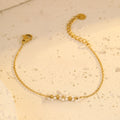 Elegant Gold Plated Daisy Link - DippedShop Wholesale - #7891