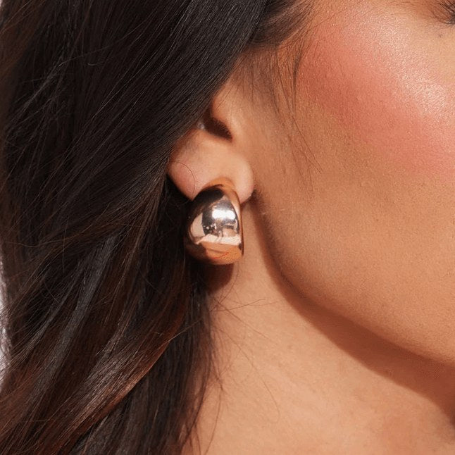 Metal Punk Simple Lightweight Stud Earrings DPJE0905